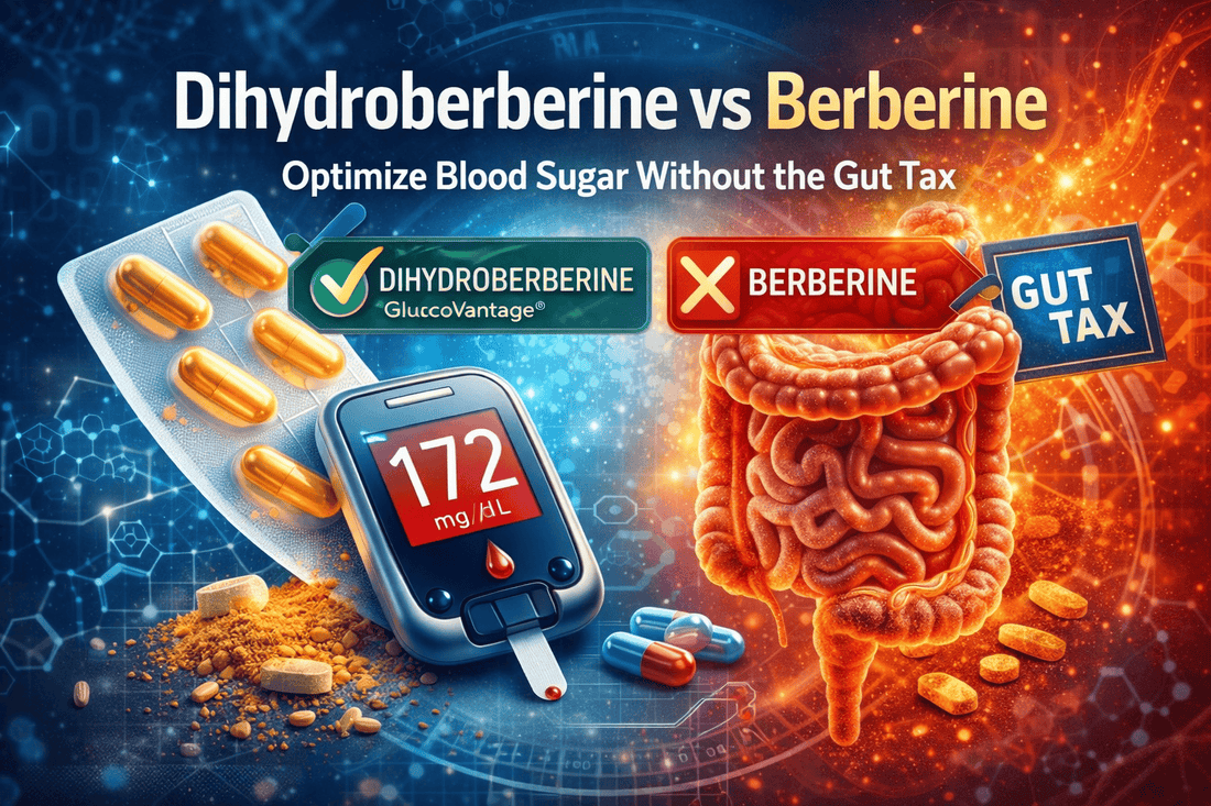 Dihydroberberine vs Berberine: How to Optimize Blood Sugar Without the “Gut Tax"