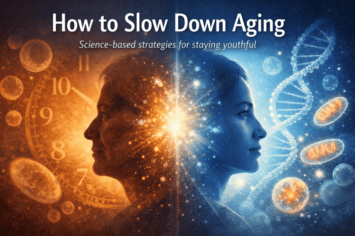 How to Slow Down Aging After 40: Science-Backed Strategies That ...