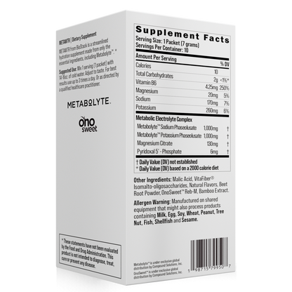 MetaWTR Hydration Fruit Punch - 10 Stick Pack