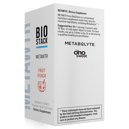 MetaWTR Hydration Fruit Punch - 10 Stick Pack