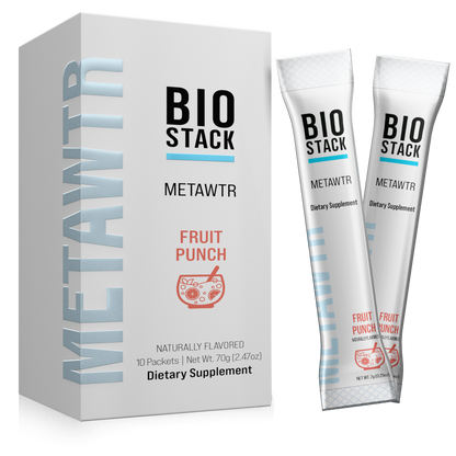 MetaWTR Hydration Fruit Punch - 10 Stick Pack