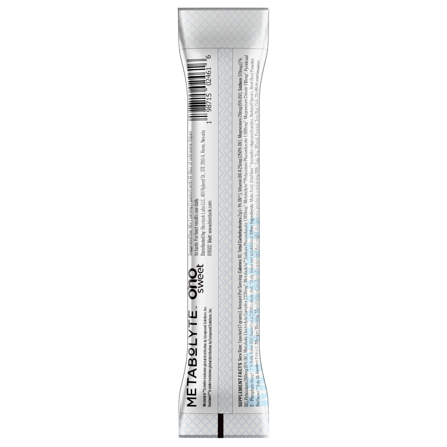 MetaWTR Hydration Fruit Punch - 10 Stick Pack